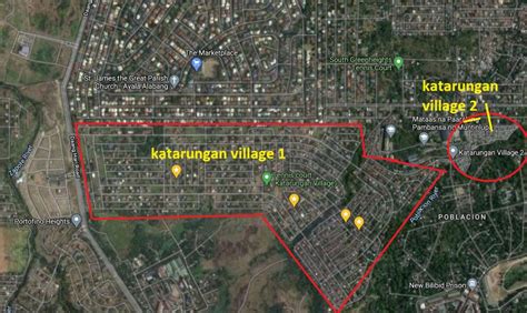 katarungan village map